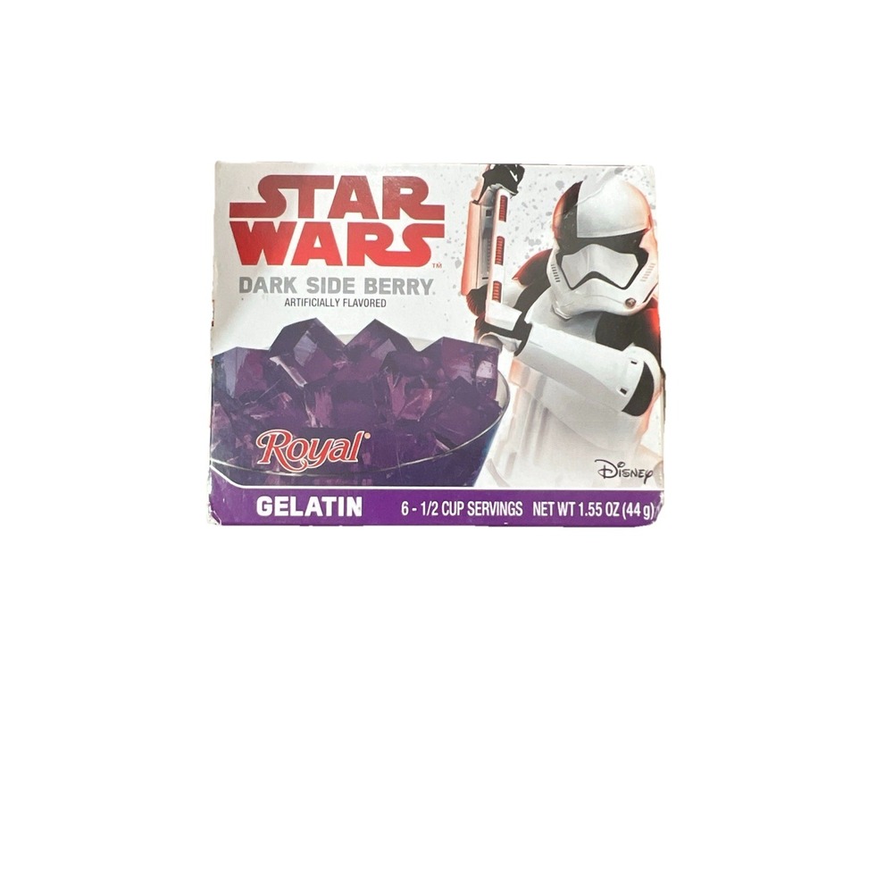 Star Wars Dark Side Berry Gelatin Royal Disney Purple Jello EXP 10/2019 Rare